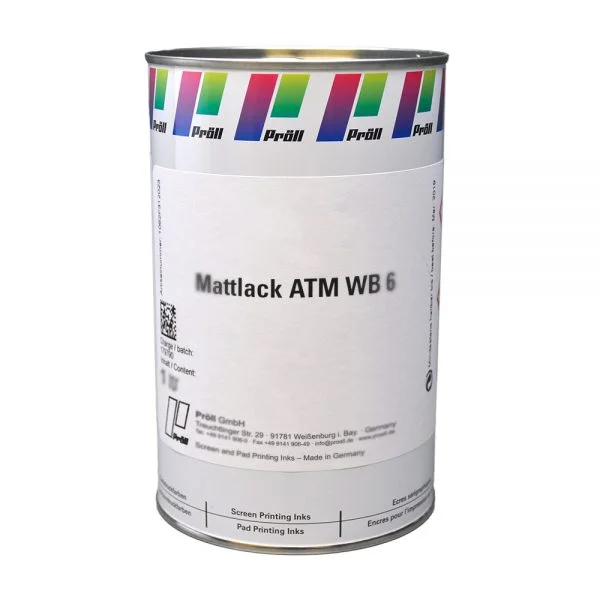 farba Mattlack ATM WB-6 Farby sitodrukowe i lakiery matowe do tarcz wskaźników, Lakiery DualCure lakiery ochronne lakiery do sito sitodruk przemysłowydruku