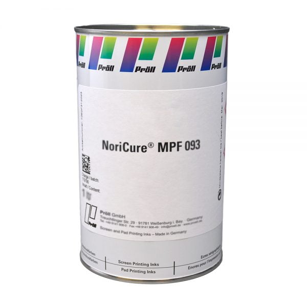 farba NoriCureMPF-093 Lakiery DualCure lakiery ochronne lakiery do sitodruku sitodruk przemysłowy