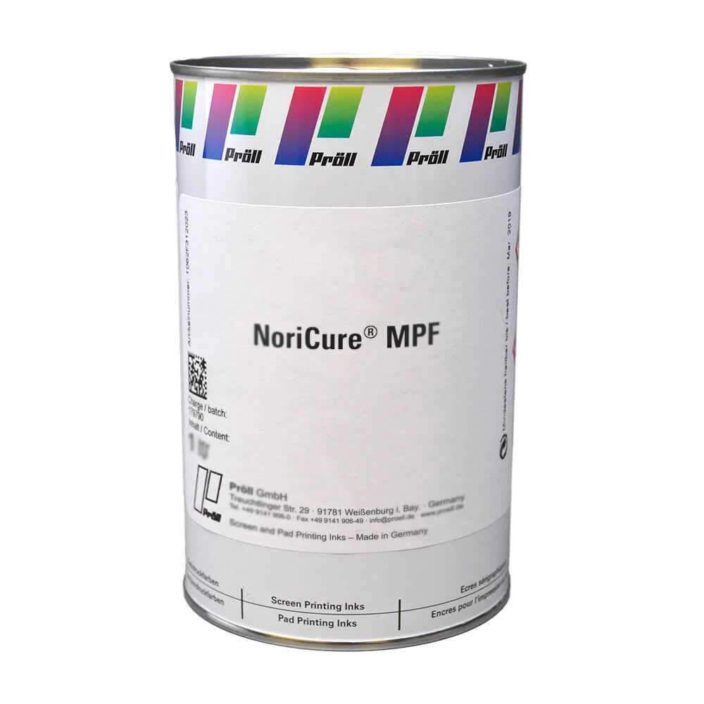 systemy do sitodruku na kartach plastikowych produkt NoriCure MPF sitodruk przemysłowy