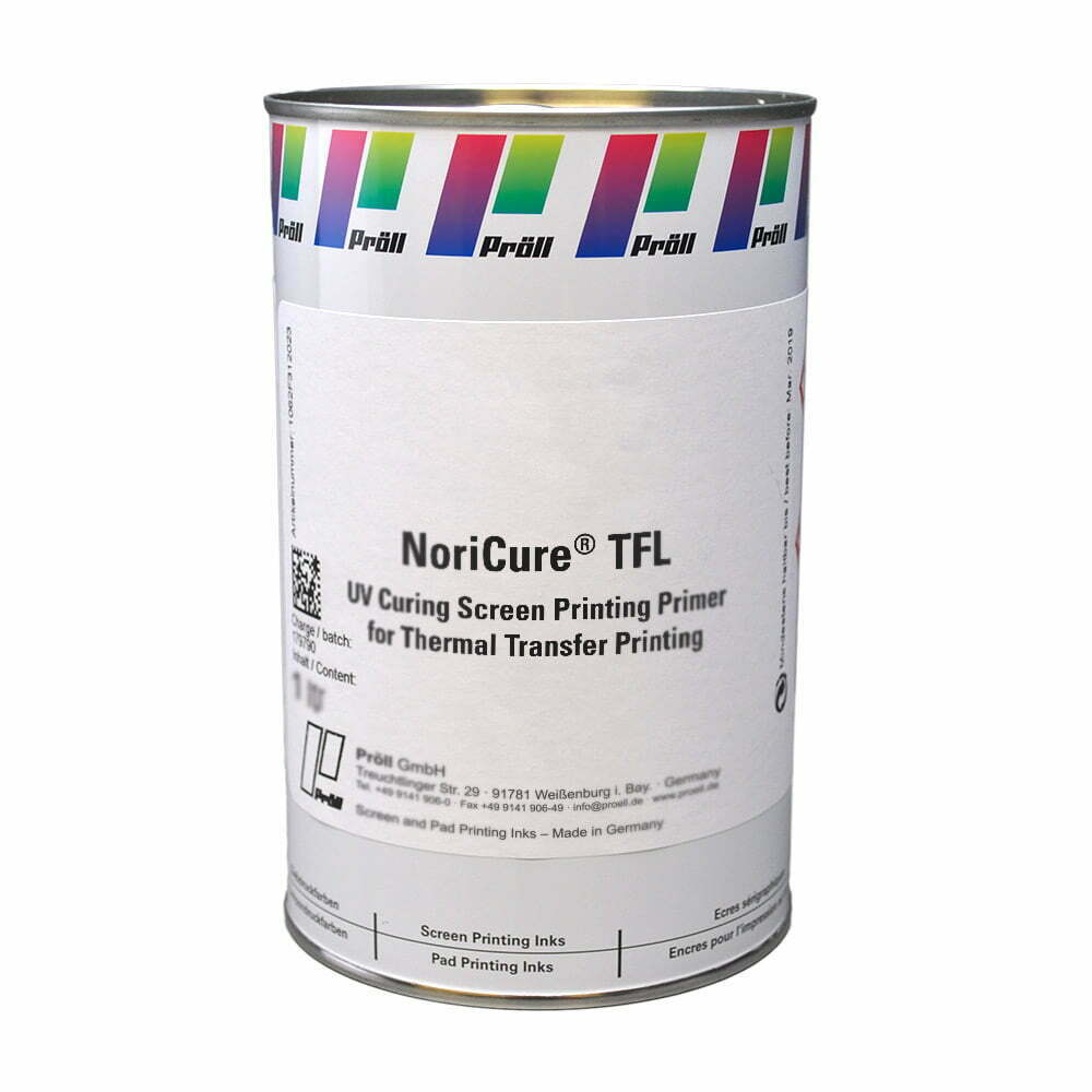 farba NoriCure® TFL Lakiery DualCure lakiery ochronne lakiery do sitodruku, Systemy do sitodruku na kartach plastikowych sitodruk przemysłowy
