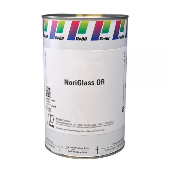 farba NoriGlass OR Farby sitodrukowe rozpuszczalnikowe, Systemy do sitodruku na szkle sitodruk przemysłowy