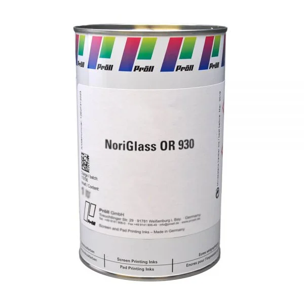 farba NoriGlass OR 930 Systemy do sitodruku na szkle sitodruk przemysłowy
